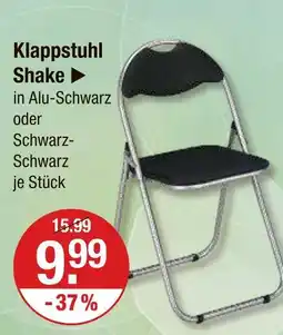 V Markt Klappstuhl shake Angebot