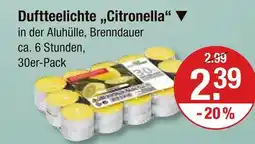 V Markt Duftteelichte citronella Angebot