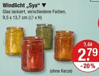 V Markt Windlicht „sya“ Angebot