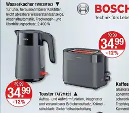 V Markt Bosch wasserkocher twk2m163 Angebot