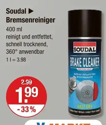 V Markt Soudal bremsenreiniger Angebot