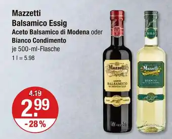 V Markt Mazzetti aceto balsamico di modena Angebot