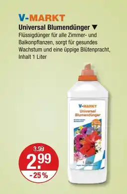 V Markt V-markt universal blumendünger Angebot