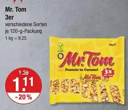 V Markt Mr. tom peanuts in caramel Angebot