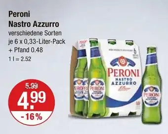 V Markt Peroni nastro azzurro Angebot