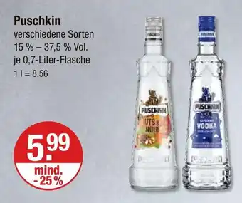 V Markt Puschkin puschkin nuss nougat Angebot