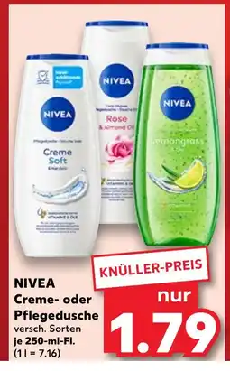 Kaufland Nivea creme- oder pflegedusche Angebot