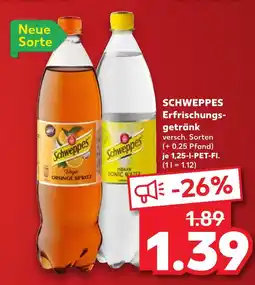 Kaufland Schweppes schweppes erfrischungsgetränk Angebot