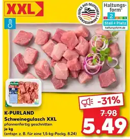 Kaufland K-purland schweinegulasch xxl Angebot