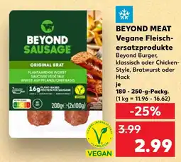 Kaufland Beyond meat beyond sausage Angebot