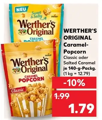 Kaufland Werther's original caramel-popcorn classic Angebot