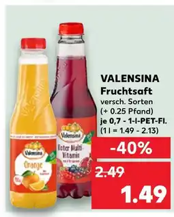 Kaufland Valensina fruchtsaft Angebot