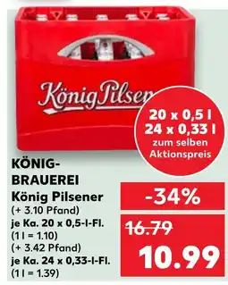 Kaufland König-brauerei könig pilsener Angebot
