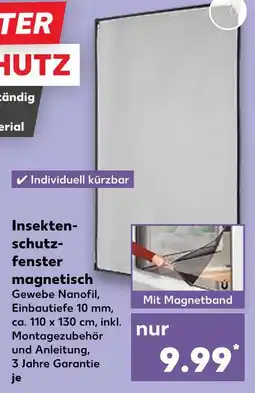 Kaufland Insektenschutzfenster magnetisch Angebot