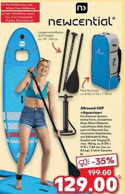 Kaufland Newcential allround-sup aquaview Angebot