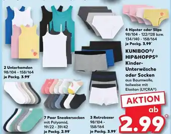Kaufland Kuniboo/hip&hopps kinder-unterwäsche oder socken Angebot