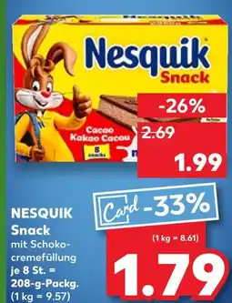 Kaufland Nesquik snack Angebot