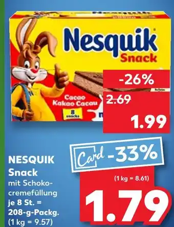Kaufland Nesquik snack Angebot