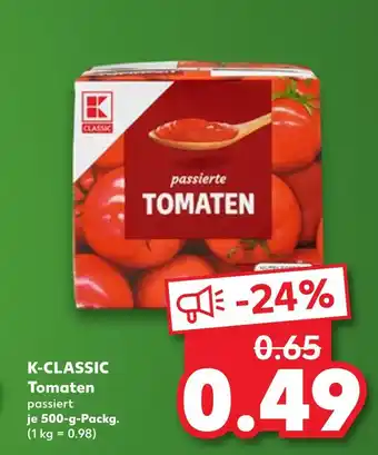 Kaufland K-classic tomaten Angebot