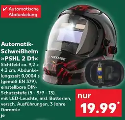 Kaufland Parkside automatik-schweißhelm pshl 2 d1 Angebot