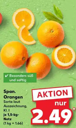 Kaufland Span. orangen Angebot