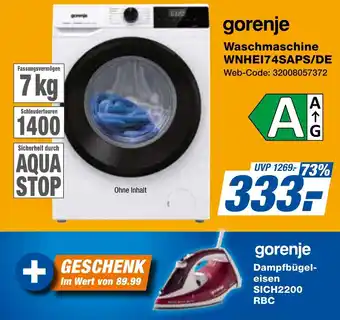 expert Techno Land gorenje Waschmaschine WNHEI74SAPS/DE Angebot