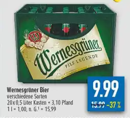 diska Wernesgrüner Bier Angebot