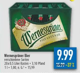diska Wernesgrüner Bier Angebot
