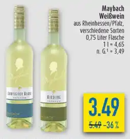 diska Maybach Weißwein Angebot