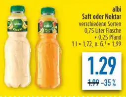 diska albi Saft oder Nektar Angebot
