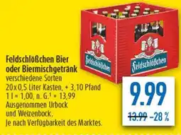 diska Feldschlößchen Bier oder Biermischgetränk Angebot
