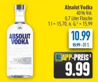 diska Absolut Vodka Angebot