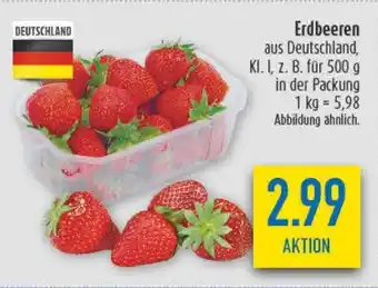 diska Erdbeeren Angebot