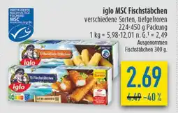 diska iglo MSC Fischstäbchen Angebot