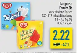 diska Langnese Family Eis Angebot