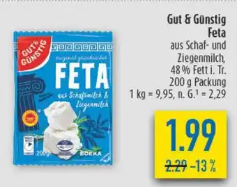 diska Gut & Günstig Feta Angebot