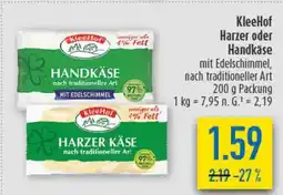 diska KleeHof Harzer oder Handkäse Angebot