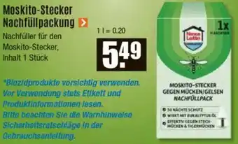 V Baumarkt Moskito-Stecker Nachfüllpackung Angebot