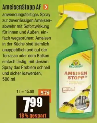 V Baumarkt AmeisenStopp AF Angebot
