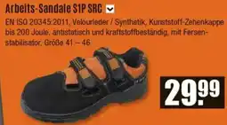 V Baumarkt Arbeits-Sandale S1P SRC Angebot