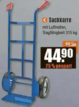 V Baumarkt Sackkarre Angebot