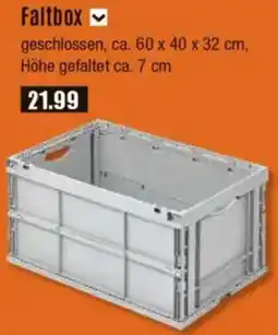 V Baumarkt Faltbox Angebot