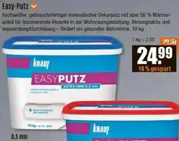 V Baumarkt KNAUF Easy-Putz Angebot