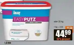 V Baumarkt KNAUF Easy-Putz Angebot