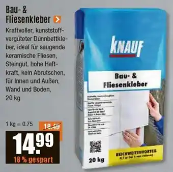 V Baumarkt KNAUF Bau- & Fliesenkleber Angebot