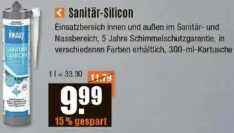 V Baumarkt KNAUF Sanitär-Silicon Angebot