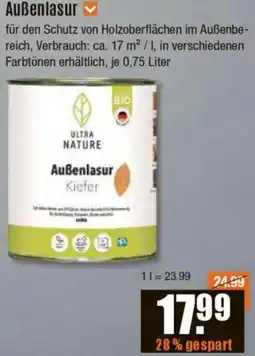 V Baumarkt Außenlasur Angebot