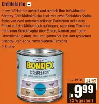 V Baumarkt Bondex Kreidefarbe Angebot