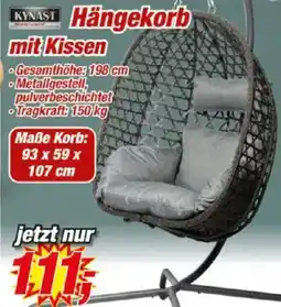 Posten Börse KYNAST Hängekorb mit Kissen Angebot