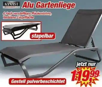 Posten Börse KYNAST Alu Gartenliege Angebot